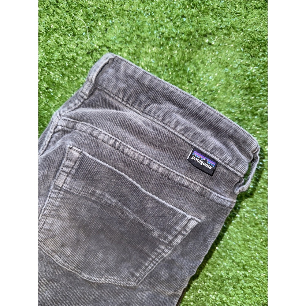 Patagonia Womens Sz 27 Tapered Leg Slate Gray Corduroy Outdoor Hiking Pants - Picture 2 of 6